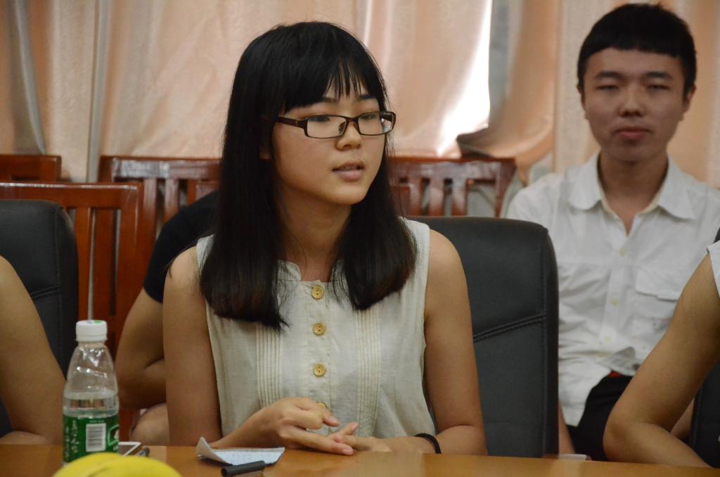 学生分享自己心得