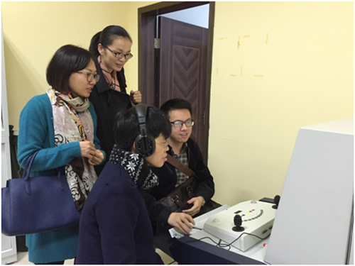 参观心理实验室